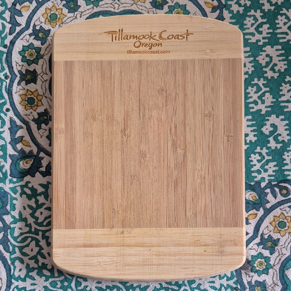 Tillamook Coast 5.75x8 Bamboo Cutting Board or Cheese Plate